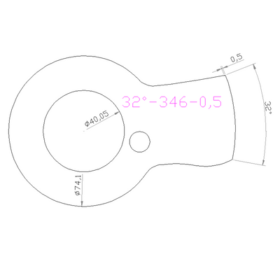 32-346  32 DERECE İNDEX30/42/60 YAN KAMLARI 0,5 mm