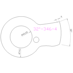 32-346  32 DERECE İNDEX30/42/60 YAN KAMLARI 4 mm