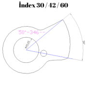 50-346  50 DERECE İNDEX 30/42/60 YAN KAMLARI