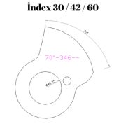 70-346  70 DERECE İNDEX30/42/60 YAN KAMLARI