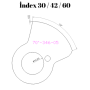 70-346  70 DERECE İNDEX30/42/60 YAN KAMLARI 0,5 mm