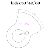 70-346  70 DERECE İNDEX30/42/60 YAN KAMLARI 1 mm