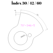 70-346  70 DERECE İNDEX30/42/60 YAN KAMLARI 5 mm