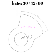 70-346  70 DERECE İNDEX30/42/60 YAN KAMLARI 7 mm