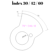 70-346  70 DERECE İNDEX30/42/60 YAN KAMLARI 8 mm