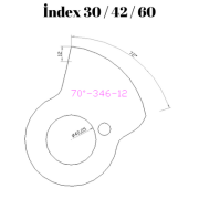 70-346  70 DERECE İNDEX30/42/60 YAN KAMLARI 12 mm
