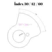 80-346  80 DERECE İNDEX30/42/60 YAN KAMLARI