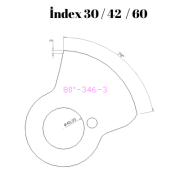 80-346  80 DERECE İNDEX30/42/60 YAN KAMLARI 3 mm
