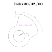 80-346  80 DERECE İNDEX30/42/60 YAN KAMLARI 10 mm