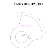 90-346  90 DERECE İNDEX30/42/60 YAN KAMLARI 5 mm