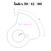 90-346  90 DERECE İNDEX30/42/60 YAN KAMLARI 6 mm