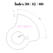 90-346  90 DERECE İNDEX30/42/60 YAN KAMLARI 7 mm