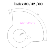 120-346  120 DERECE İNDEX30/42/60 YAN KAMLARI 2 mm