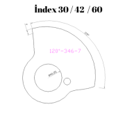 120-346  120 DERECE İNDEX30/42/60 YAN KAMLARI 7 mm