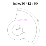 130-346  130 DERECE İNDEX30/42/60 YAN KAMLARI