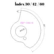 150-346  150 DERECE İNDEX30/42/60 YAN KAMLARI 8 mm