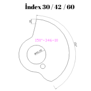 150-346  150 DERECE İNDEX30/42/60 YAN KAMLARI 10 mm