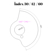 160-346  160 DERECE İNDEX30/42/60 YAN KAMLARI