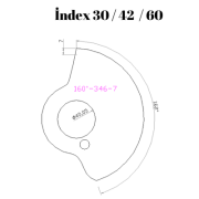 160-346  160 DERECE İNDEX30/42/60 YAN KAMLARI 7 mm