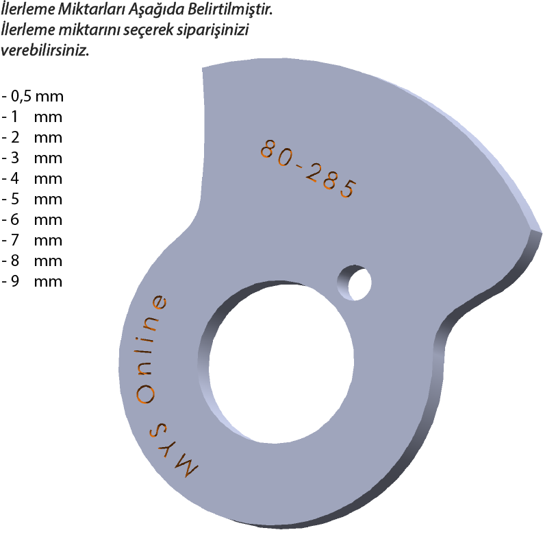 80-285  80 DERECE İNDEX12/18/25 YAN KAMLARI