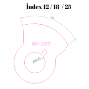 80-285  80 DERECE İNDEX12/18/25 YAN KAMLARI