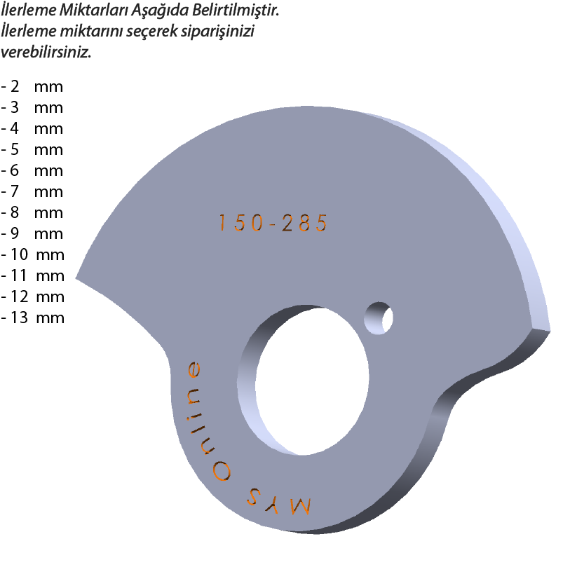 150-285  150 DERECE İNDEX12/18/25 YAN KAMLARI