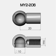 ÇAP 10 - MUYLU-NAVİGATÖR-SEÇİM E-20 mm - D-10 mm - M-M6