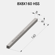 8x8x160 HSS Kalem