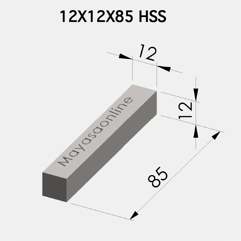12x12x85 HSS Kalem